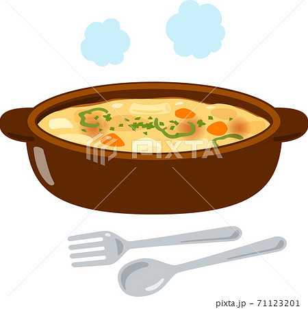 グラタン皿に入ったグラタン 71123201