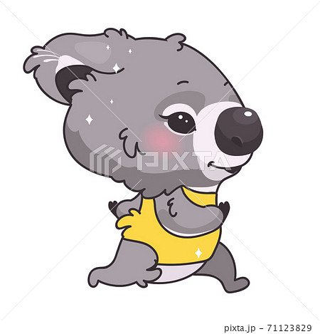 Cute koala kawaii cartoon vector character.... - Stock Illustration  [71123829] - PIXTA