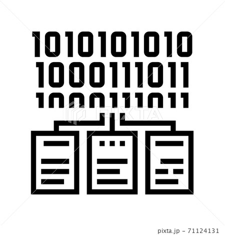 files encryption line icon vector illustration sign files encryption line icon vector illustration sign 71124131