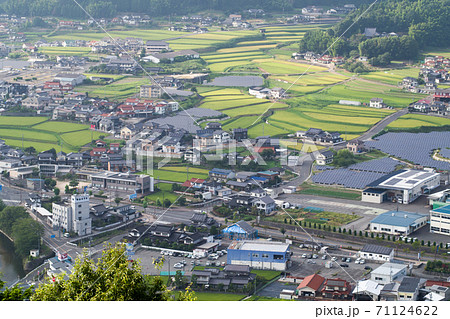 古城山から眺めた世良町の景色 71124622