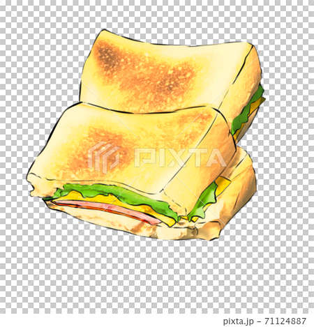 Hot Sandwich Stock Illustration