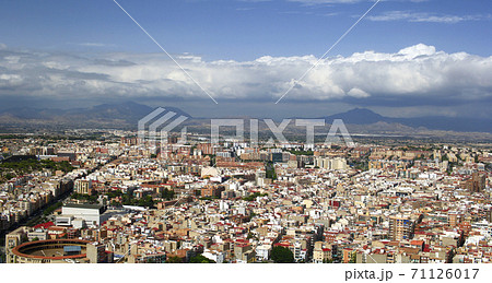 Aerial view of the northern part of the city of Alicante, in Spain. Aerial view of the northern part of the city of Alicante, in Spain. 71126017