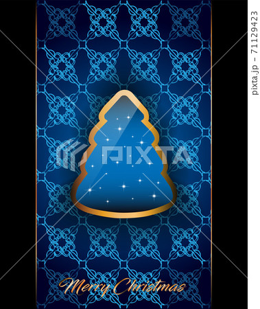 2021 Merry Christmas background for your seasonal invitations, festival posters, greetings cards.  71129423