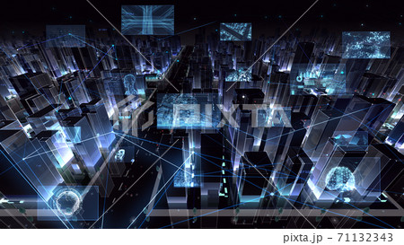 デジタル 通信 ネットワーク テクノロジー 都市 街 データ ビル 建物 オフィス ビジネス 背景 デジタル 通信 ネットワーク テクノロジー 都市 街 データ ビル 建物 オフィス ビジネス 背景 71132343