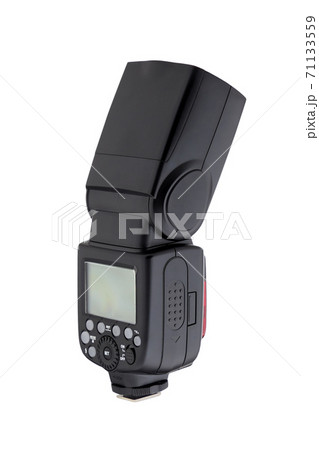 Isolate Camera Flash on white background isolated 71133559