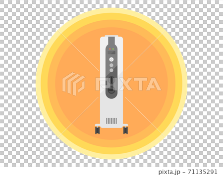 オイルヒーターのイラスト オイルヒーターのイラスト 71135291