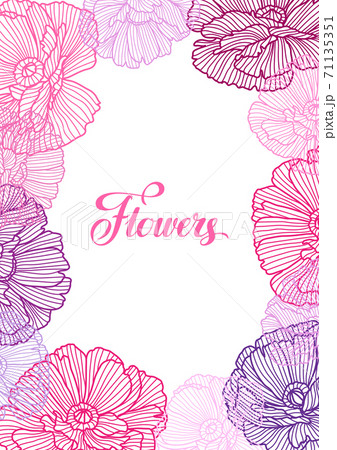 Background with poppies. 71135351