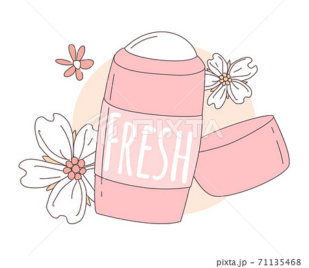Women deodorant for girls pink color with flowers inscription Fresh. Women deodorant for girls pink color with flowers inscription Fresh. 71135468