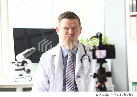 Man making content Man making content 71136968