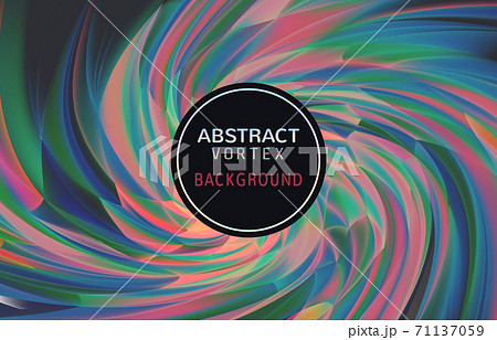 Abstract colorful twist with black blank space BG Abstract colorful twist with black blank space BG 71137059