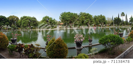 Ujung Water Palace- palace complex in Karangasem, Bali, Indonesia. Ujung Water Palace- palace complex in Karangasem, Bali, Indonesia. 71138478