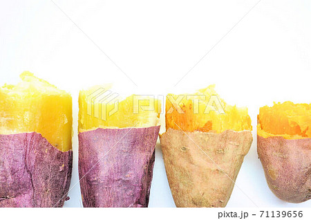 いろんな種類の焼き芋食べ比べ 71139656