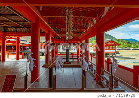 安芸の宮島 厳島神社 客神社祓殿 71139729