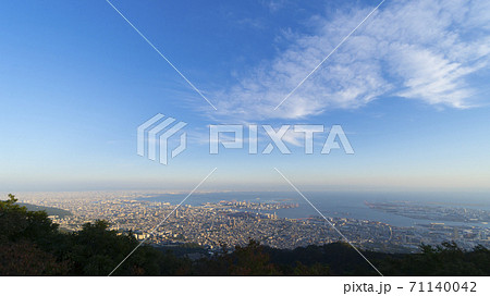 神戸 摩耶山から望む街並み 神戸 摩耶山から望む街並み 71140042