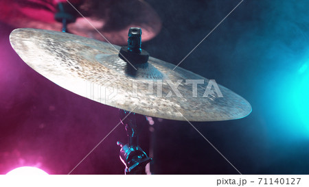 Drum cymbal with neon lights Drum cymbal with neon lights 71140127