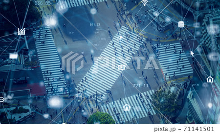 交通とネットワーク　スマートシティー  71141501