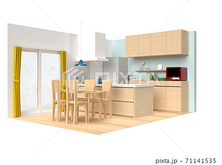 爽やかなダイニングキッチンで朝食をtypeB 爽やかなダイニングキッチンで朝食をtypeB 71141535