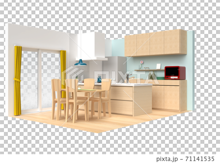 爽やかなダイニングキッチンで朝食をtypeB 爽やかなダイニングキッチンで朝食をtypeB 71141535