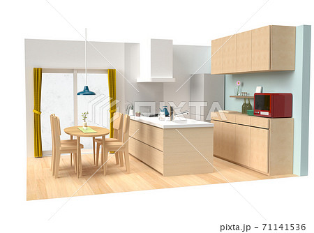 爽やかなダイニングキッチンで朝食をtypeB 爽やかなダイニングキッチンで朝食をtypeB 71141536