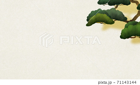 松と和紙の背景 - 複数のバリエーションがあります 松と和紙の背景 - 複数のバリエーションがあります 71143144