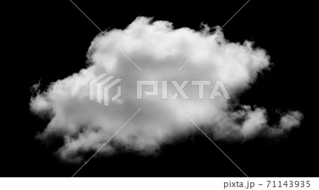 White cloud isolated on black background,Textured smoke,brush effect White cloud isolated on black background,Textured smoke,brush effect 71143935