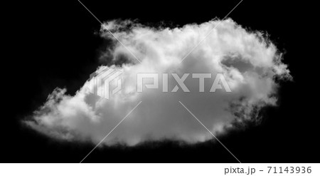 White cloud isolated on black background,Textured smoke,brush effect White cloud isolated on black background,Textured smoke,brush effect 71143936