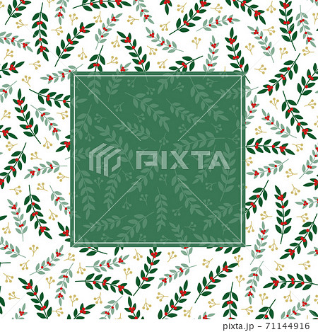 クリスマス背景テンプレート・正方形・文字なし 71144916