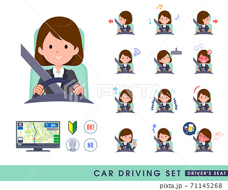 flat type business women_Drivers seat flat type business women_Drivers seat 71145268