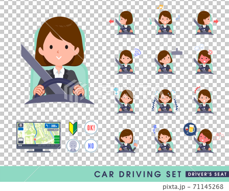 flat type business women_Drivers seat flat type business women_Drivers seat 71145268