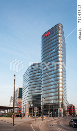 Modern high-rise buildings in Vienna 71145312