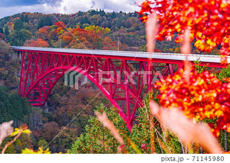 奥出雲おろちループと紅葉 奥出雲おろちループと紅葉 71145980