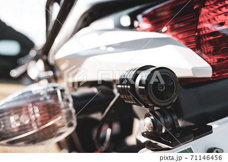 オートバイのドライブレコーダー 後部カメラ　a-4 フィルム調 2 71146456