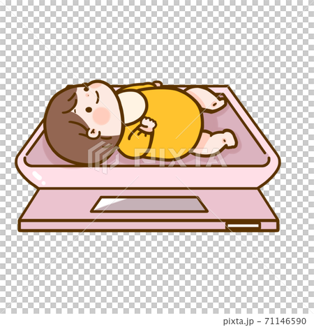 Baby weighing 71146590