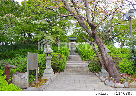 清洲古城跡公園　信長を祠る小社 71146889