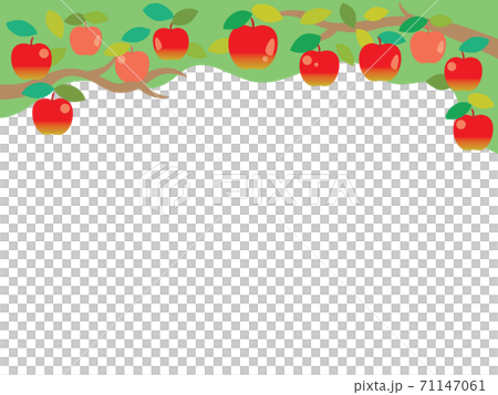 On the red apple frame 71147061