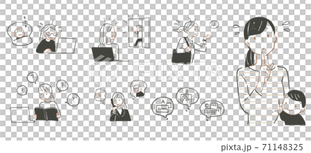 擔心有小孩子的上班媽媽，在家工作，獲得資格 71148325