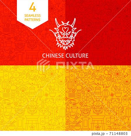Line Chinese Culture Patterns 71148803