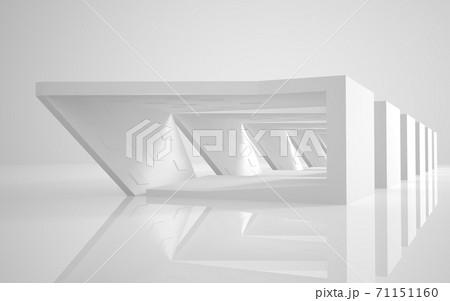 Luxury abstract architectural minimalistic background. Contemporary showroom. Modern exhibition stand. Empty gallery. Backlight. 3D illustration and rendering. Luxury abstract architectural minimalistic background. Contemporary showroom. Modern exhibition stand. Empty gallery. Backlight. 3D illustration and rendering. 71151160