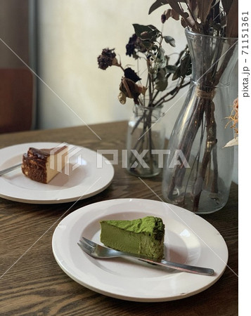 抹茶のバスクチーズケーキ 71151361