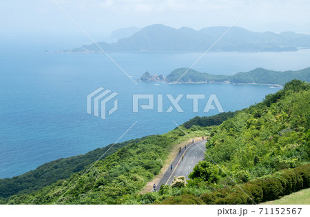 長門千畳敷から眺めた海岸の景色 長門千畳敷から眺めた海岸の景色 71152567