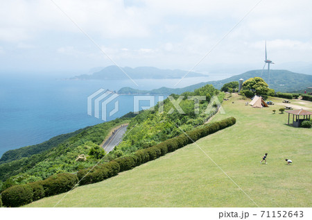 長門千畳敷から眺めた海岸の景色 長門千畳敷から眺めた海岸の景色 71152643