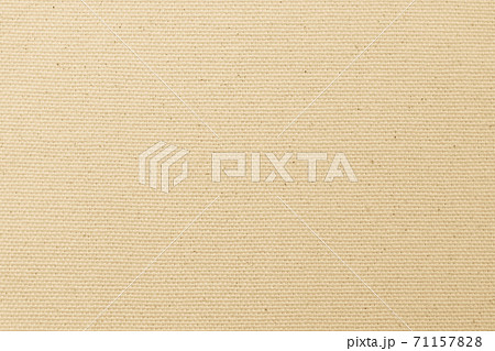 Hessian sackcloth woven texture pattern background in light yellow cream brown 71157828