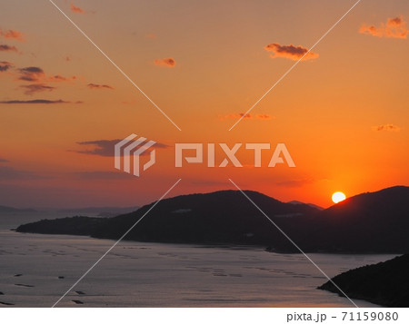 万葉の岬から見る夕景 71159080