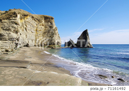 大波月海岸(千葉県御宿町) 大波月海岸(千葉県御宿町) 71161492