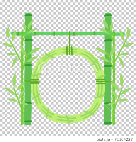 夏越しの祓えの茅の輪 71164227