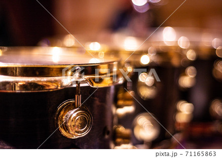 musical instruments: part of a drum set close up musical instruments: part of a drum set close up 71165863