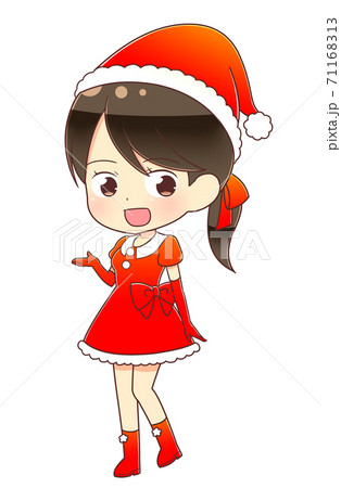 サンタ女性 71168313