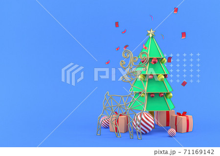 3d illustration for new year holidays and Christmas 3d illustration for new year holidays and Christmas 71169142