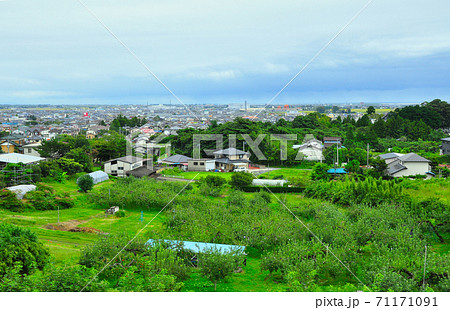 みちのく潮風トレイル 亘理町 阿武隈山地裾野のリンゴ園とアップルロード みちのく潮風トレイル 亘理町 阿武隈山地裾野のリンゴ園とアップルロード 71171091
