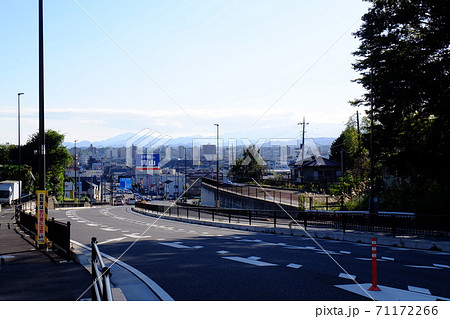 国道16号稲荷坂から見た八王子市内 国道16号稲荷坂から見た八王子市内 71172266